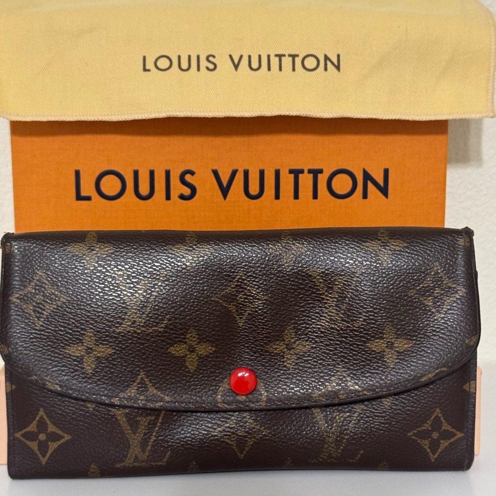 Preloved - Louis Vuitton Dark Brown Monogram Wallet